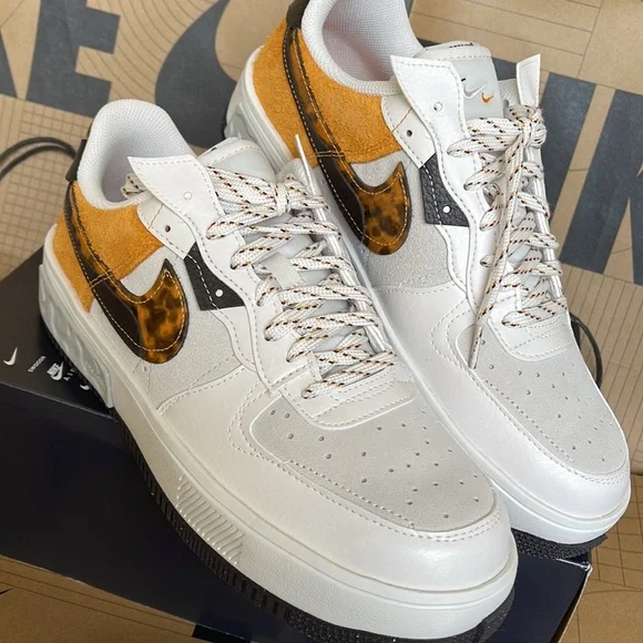Nike Air Force 1 FONTANKA WMNS Phantom/Light Curry - Picture 8 of 16